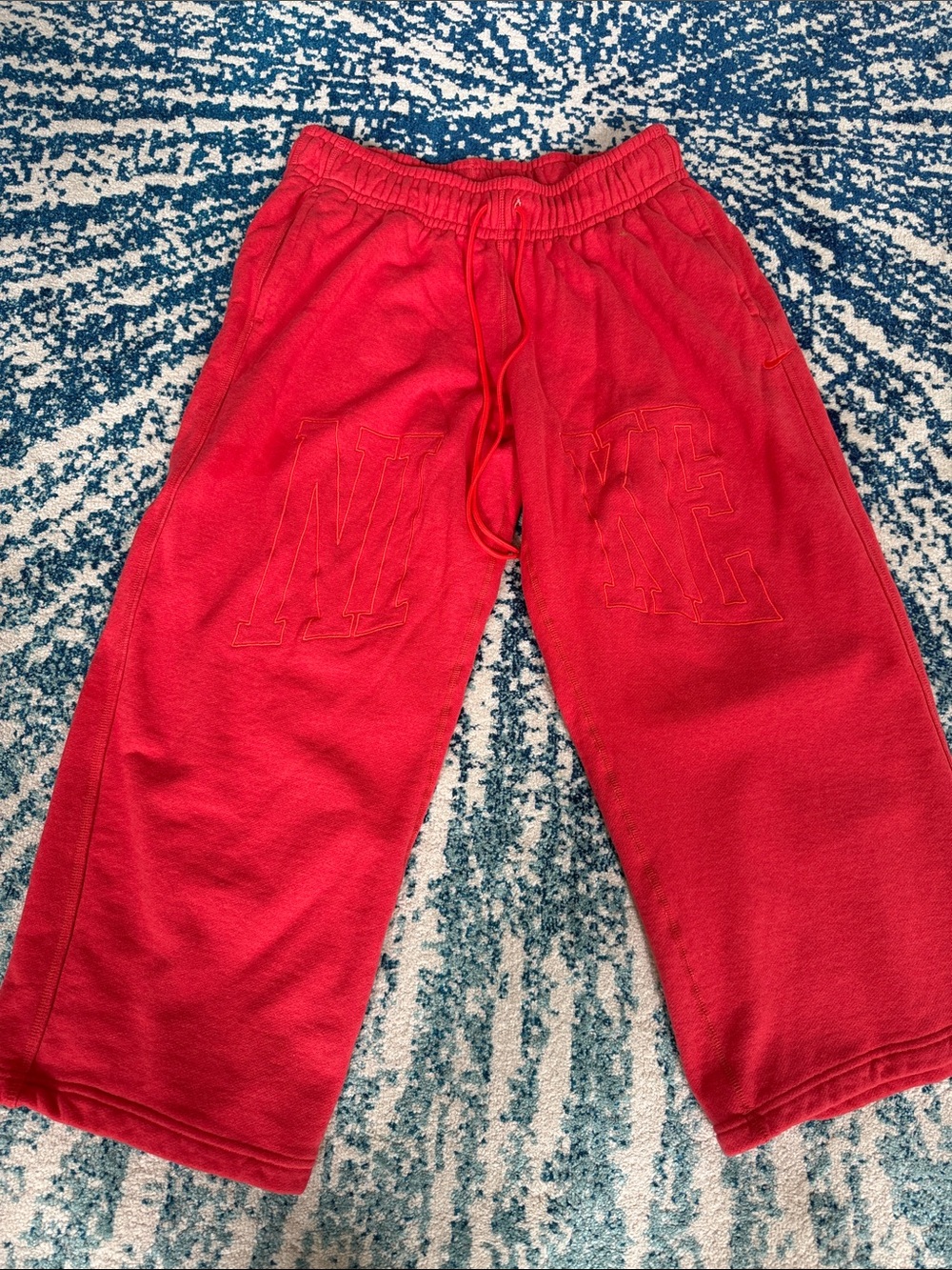 Nike Red Fleece Sweatpants